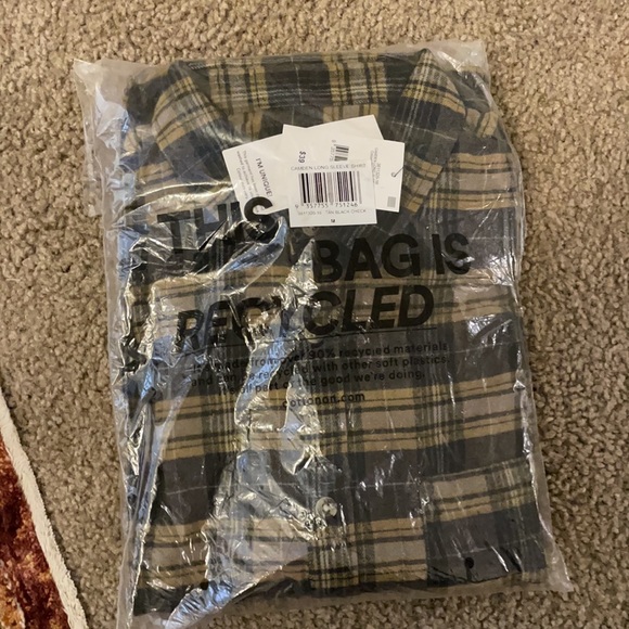 NWT Cotton on Camden Long Sleeve Shirt Long Sleeve Plaid Button Down - Picture 4 of 6